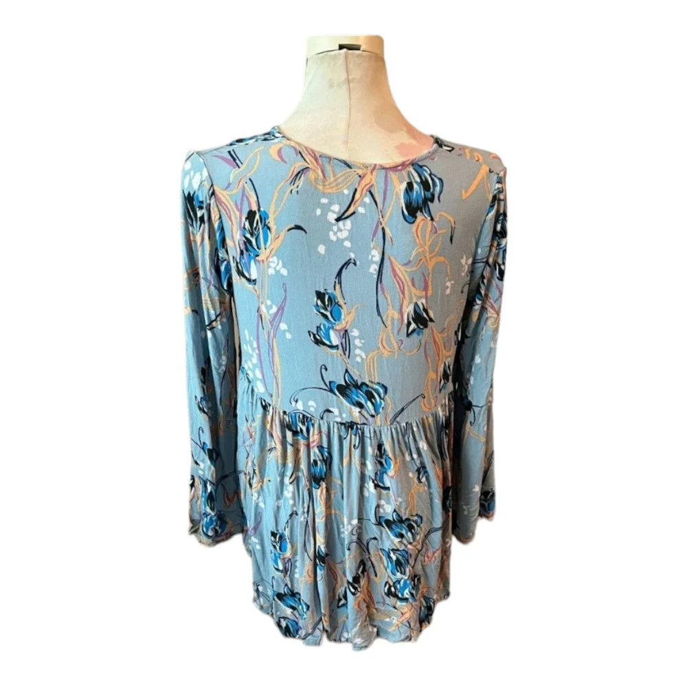 Free People floral tunic size small